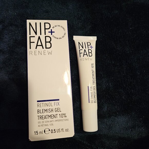 NIB Nip + Fab Renew Retinol Fix Blemish Gel Treatment 10% - 0.5 fl oz - Picture 1 of 6
